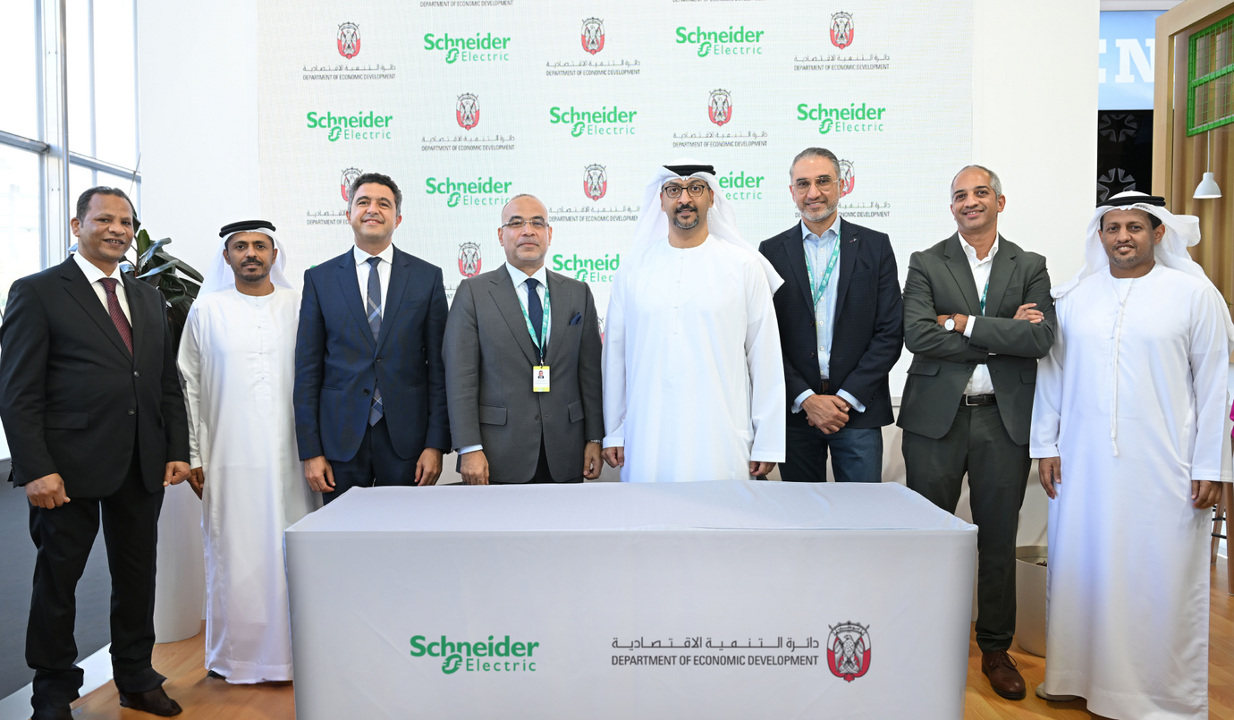 Abu Dhabi Department of Economic Development partners with Schneider
